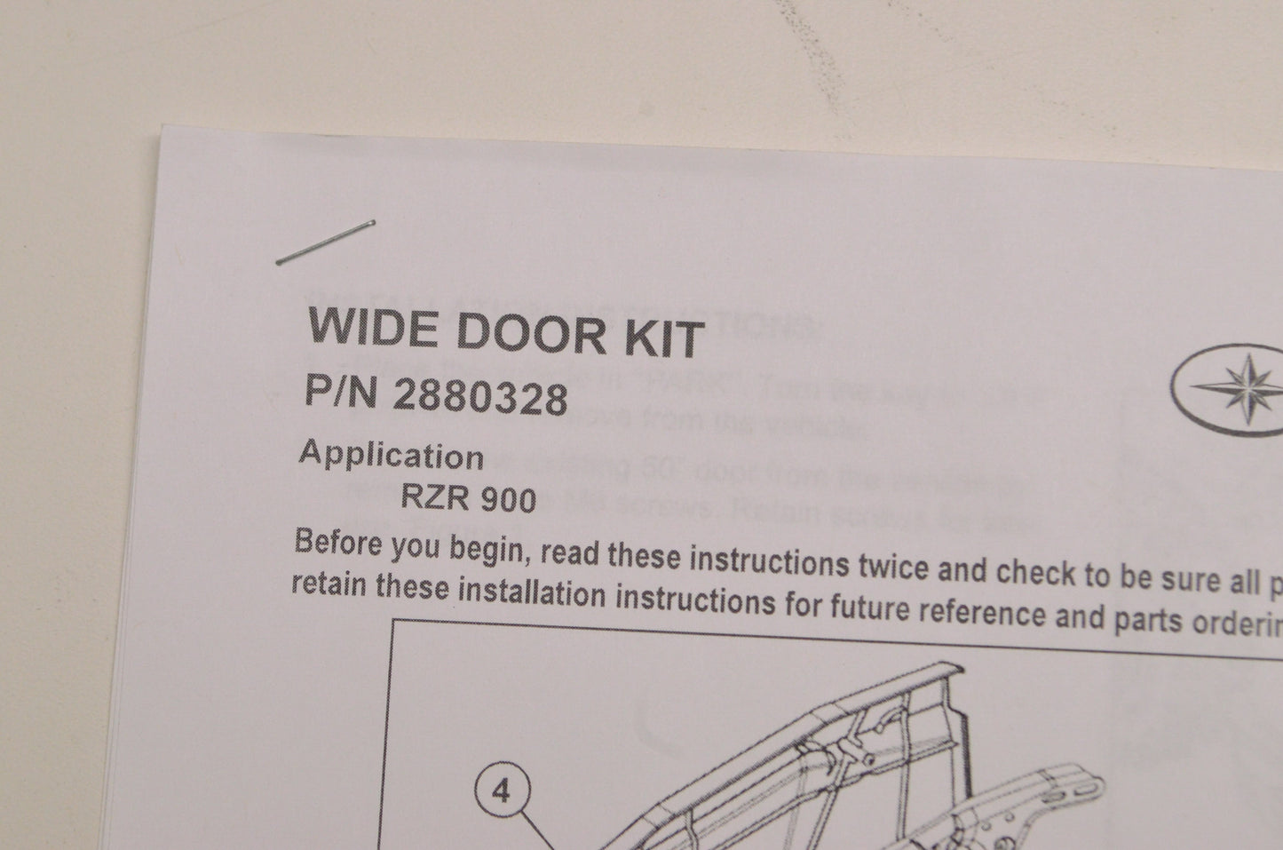 Black Wide Door Kit NOS