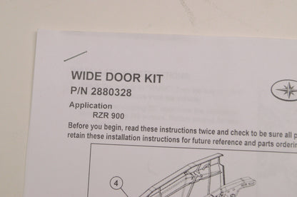 Black Wide Door Kit NOS