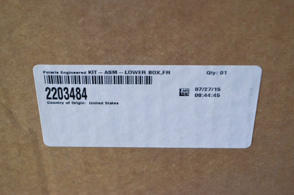 OEM Polaris 2203484 Front Lower Box Assembly Kit NOS