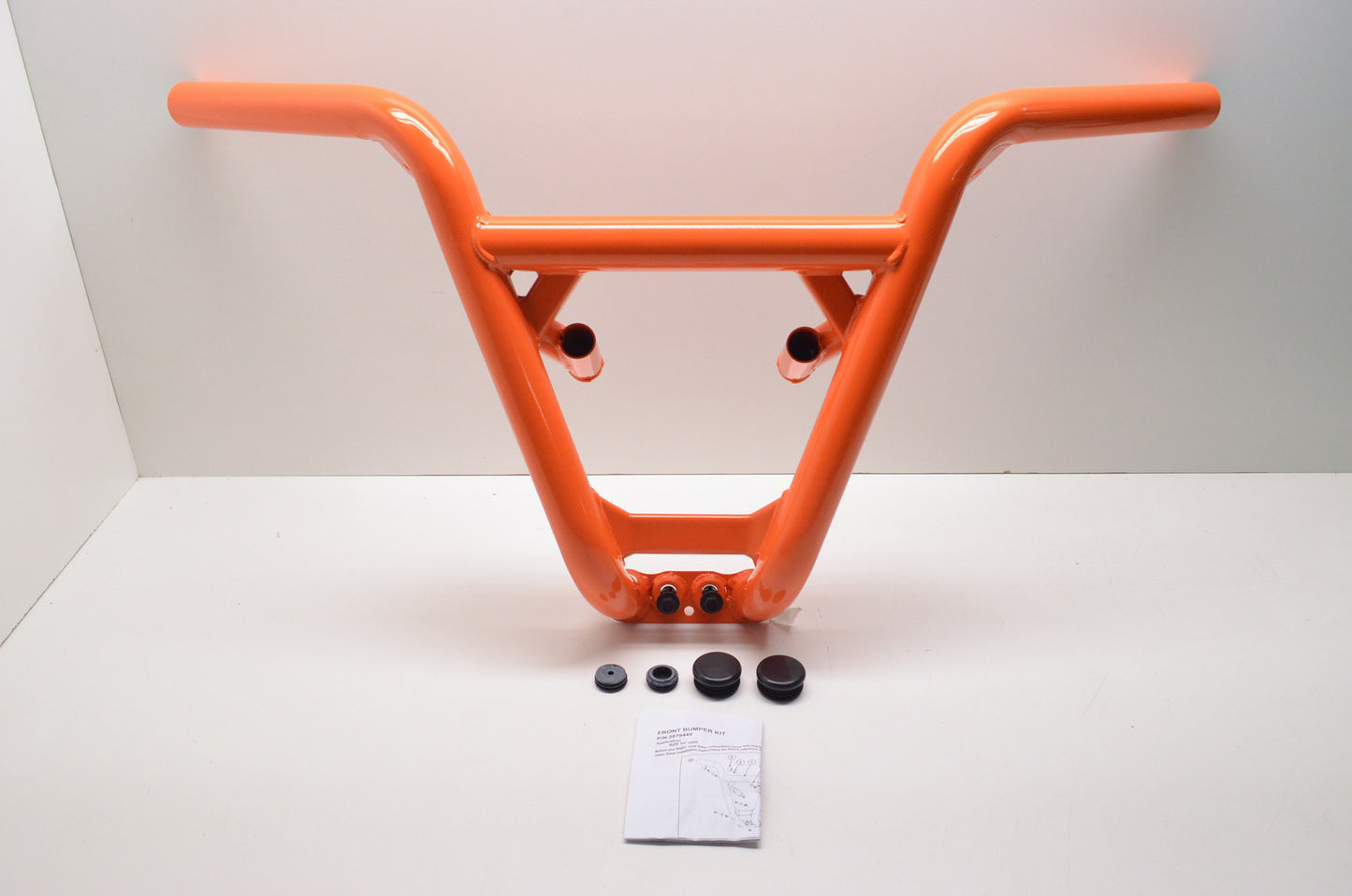 New OEM Polaris Orange Lock & Ride Low Profile Front Bumper NOS