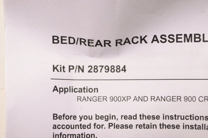 New OEM Polaris Lock & Ride Bed Rack NOS