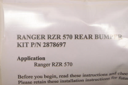 New OEM Polaris Pre Runner Bumper Kit NOS