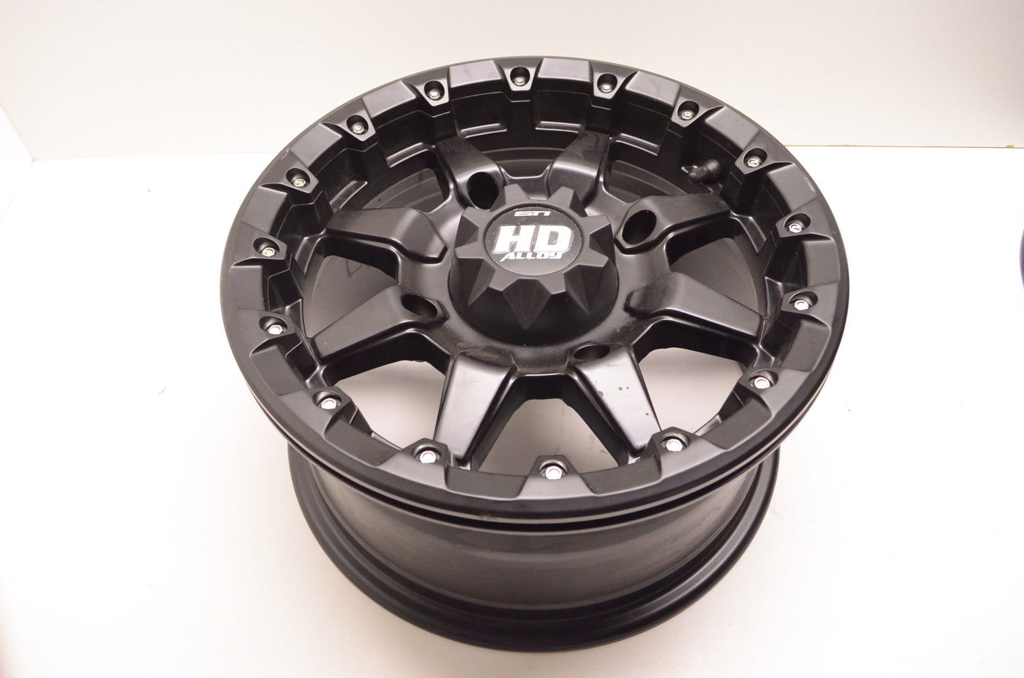 New STI Matte Black 14x7 4/156 5+2 HD5 Beadlock Wheel NOS