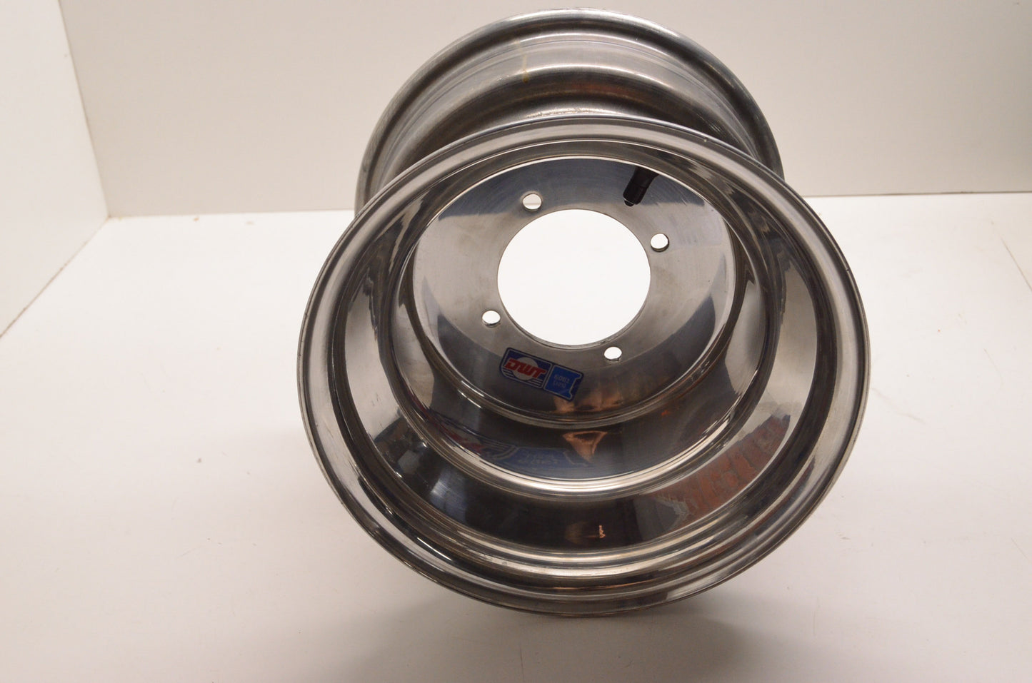 New Douglas Alumilite Polished Sport Blue Label.125 Wheel 10x8 4/110 NOS
