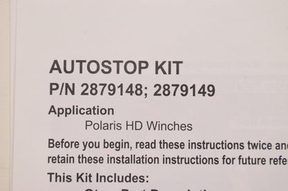 Pro HD 3500 Winch Upgrade Kit NOS