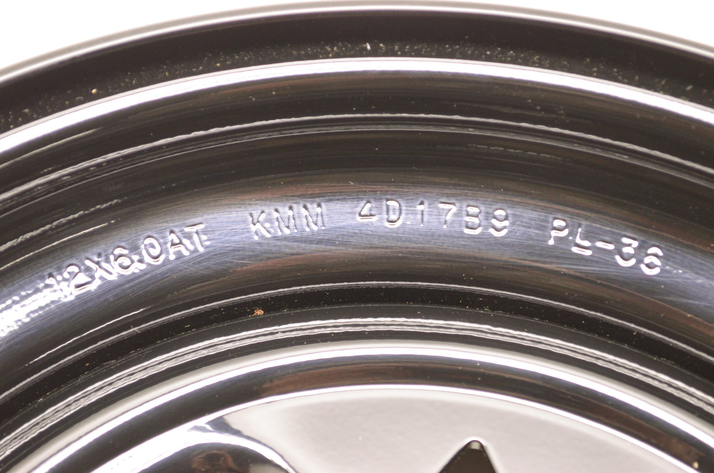 New OEM Polaris Black Front Rim NOS