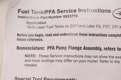 New OEM Polaris PFA Fuel Pump Assembly NOS
