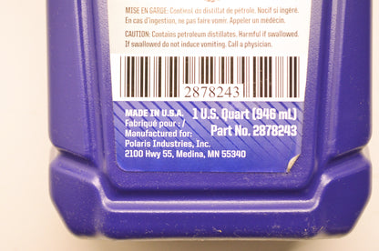 New OEM Polaris Full Synthetic 2-Cycle Engine Oil NOS