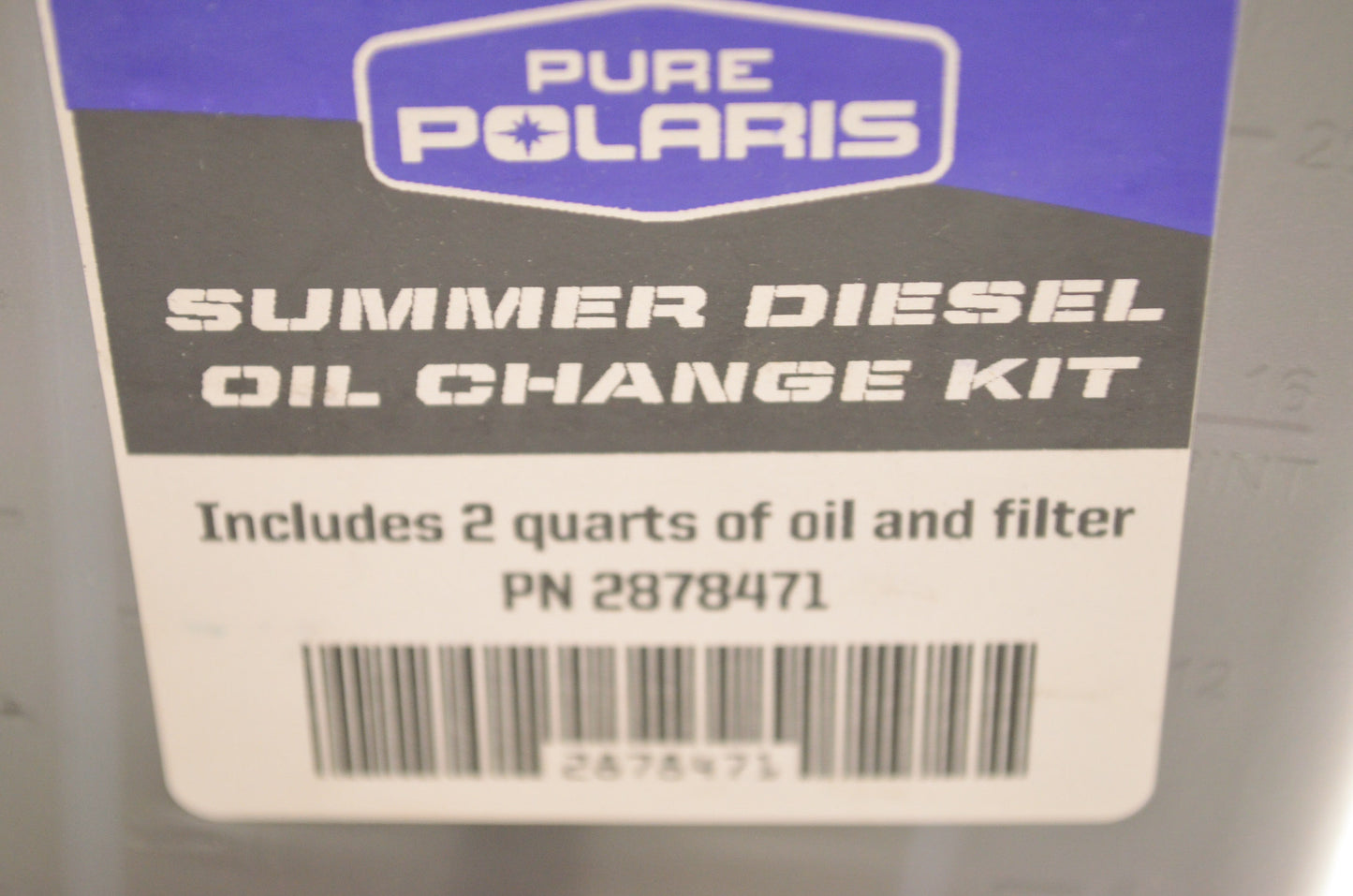 15W-4 Summer Diesel Oil Change Kit NOS