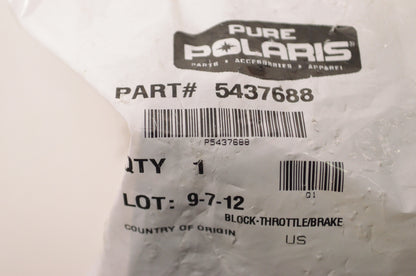 OEM Polaris 5437688 Throttle/Brake Block
