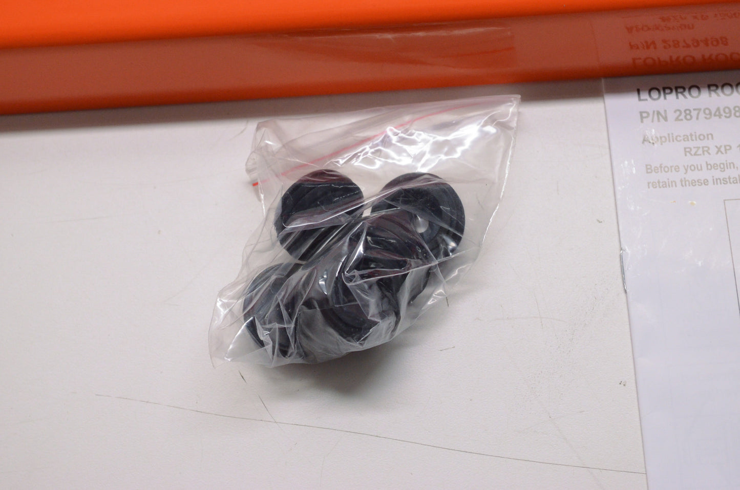 OEM Polaris 2879498-589 Orange Lopro Rock Slider Kit NOS