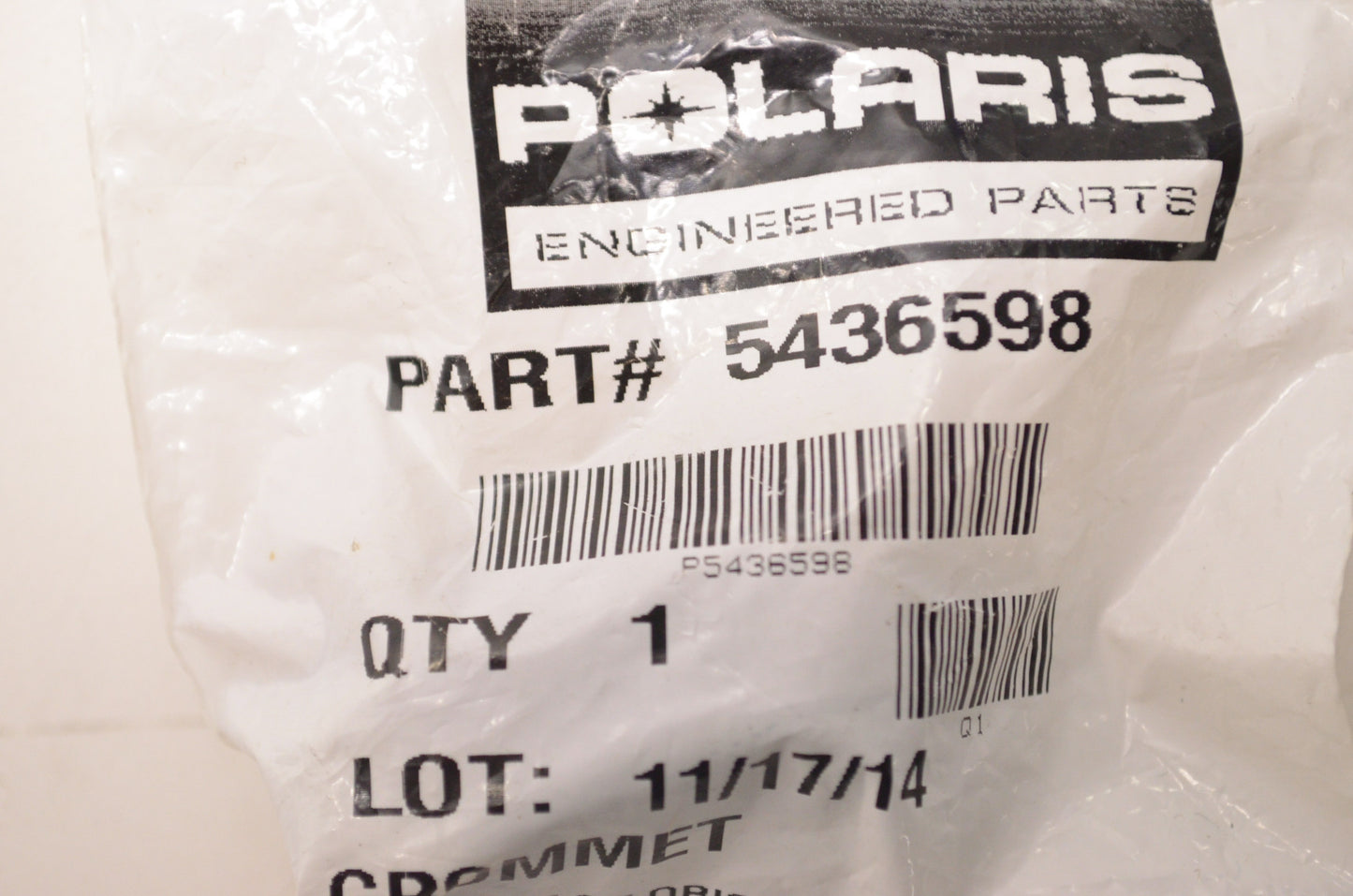OEM Polaris 5436598 Silencer Mount Grommet NOS