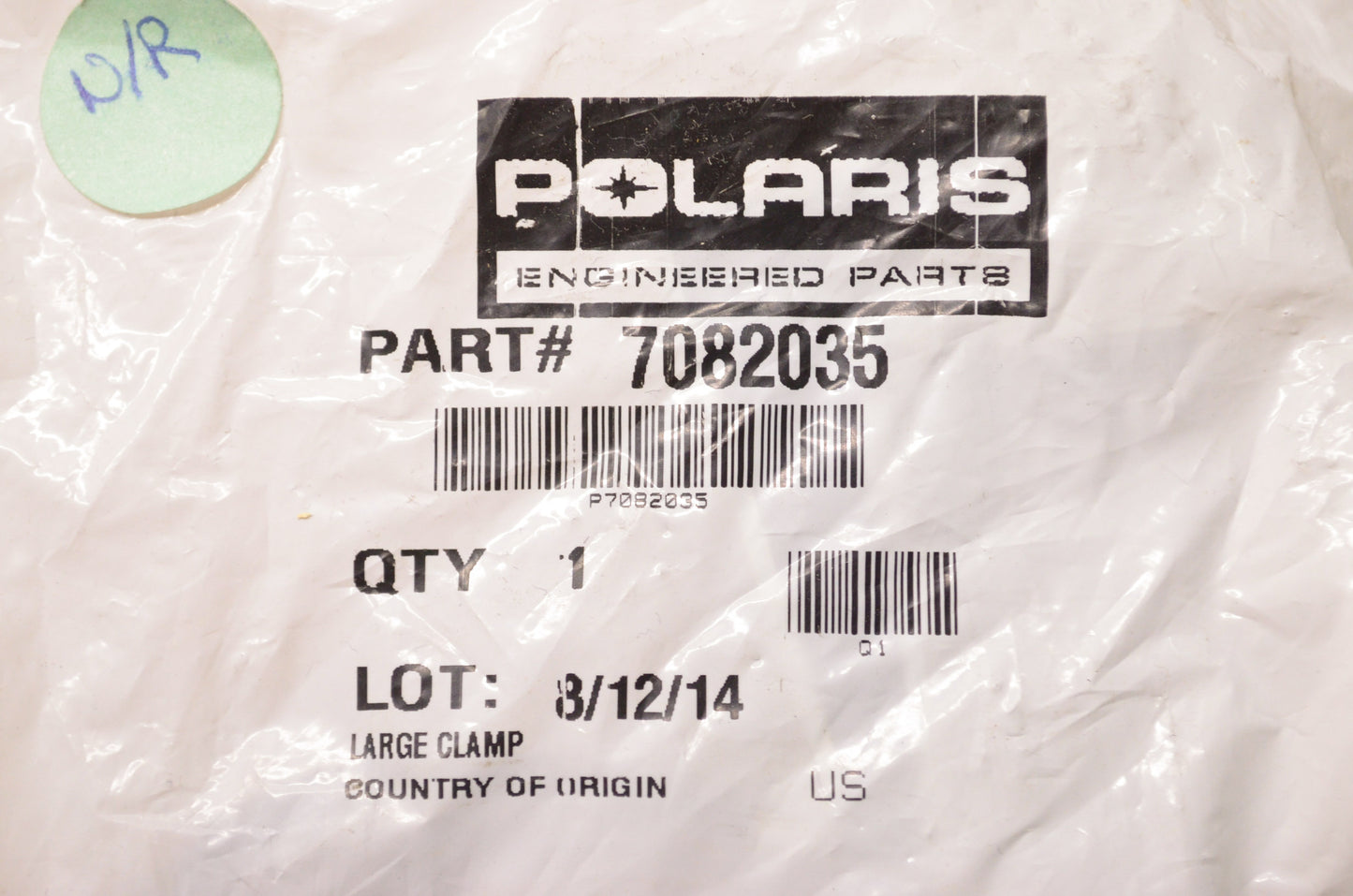 OEM Polaris 7082035 Large Pipe Clamp NOS