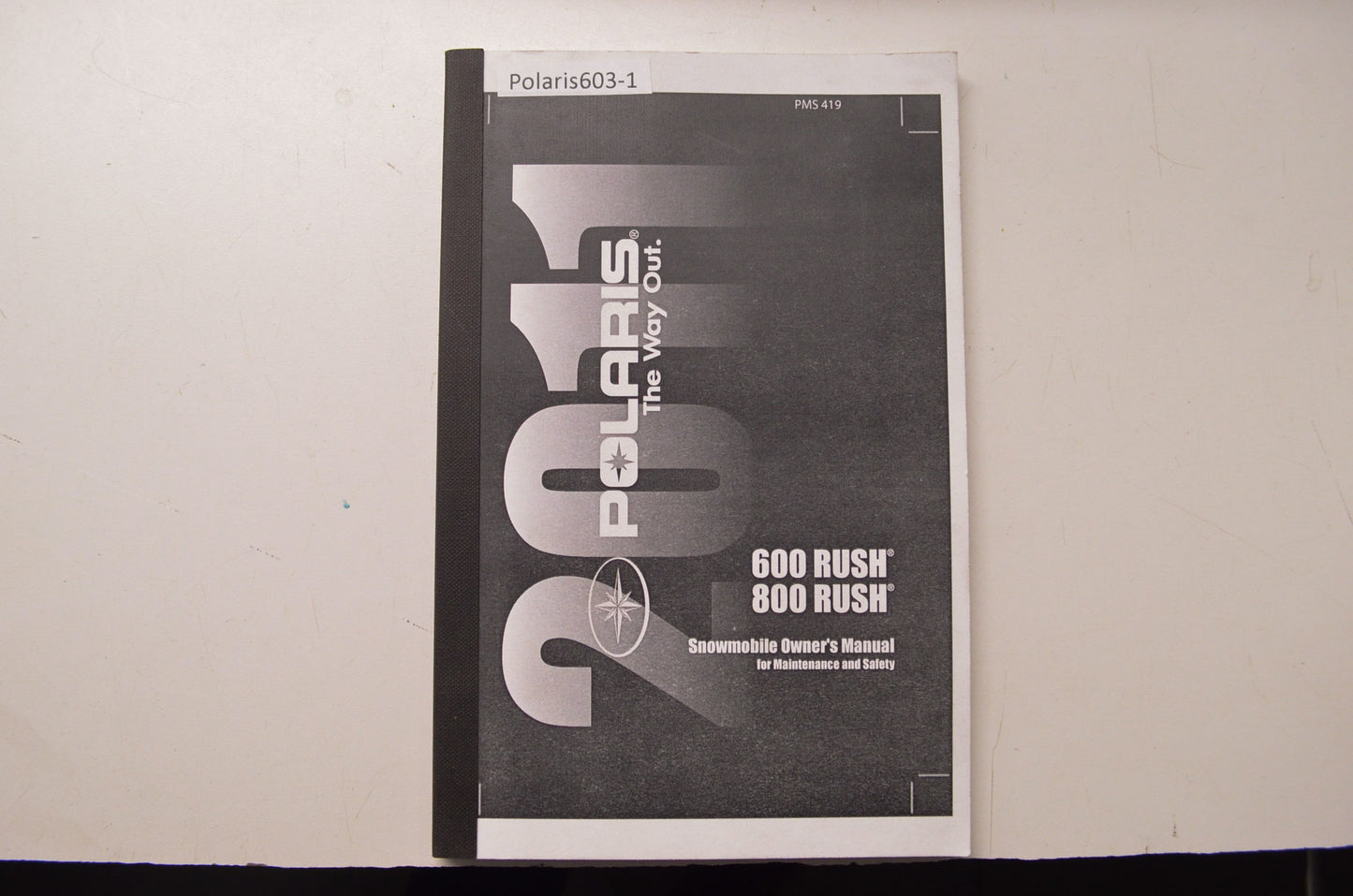 OEM Polaris 9922829 Owner's Manual 11 6/800 RUSH/PRO-RIDE NOS