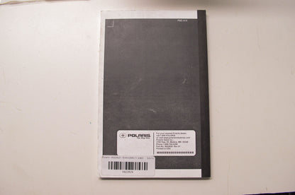 OEM Polaris 9922829 Owner's Manual 11 6/800 RUSH/PRO-RIDE NOS
