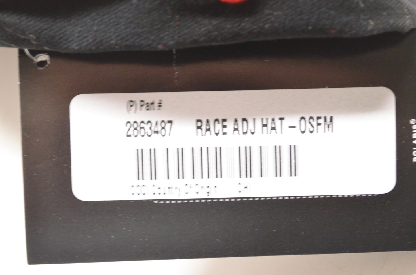 New OEM Polaris Adjustable Race Hat NOS