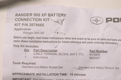 New OEM Polaris Battery Connection Kit NOS