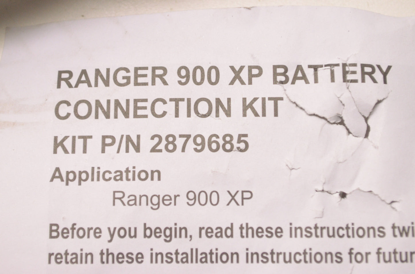 New OEM Polaris Battery Connection Kit NOS
