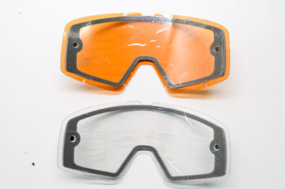 MX Goggle Main Pro Dual Lens Replacement Qty 2 NOS
