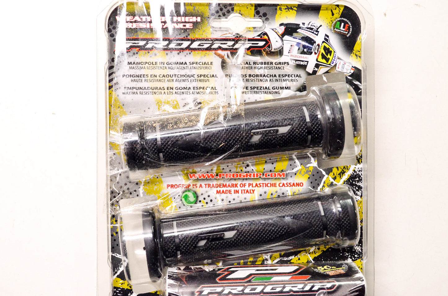 New Pro Grip Duo Density Racing Grips NOS
