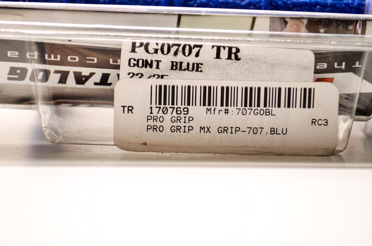 Pro Grip 170769, 707GOBL Cross Soft Touch Mud Grips Blue MX NOS