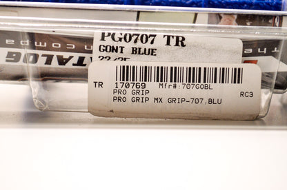 Pro Grip 170769, 707GOBL Cross Soft Touch Mud Grips Blue MX NOS