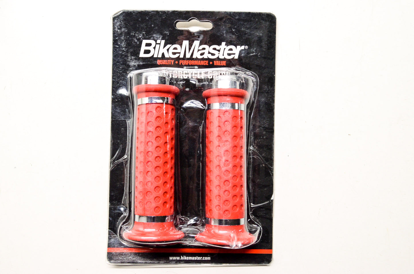 Bike Master 101890, CWG9719NEGY 125MM Grip Ringer Red NOS