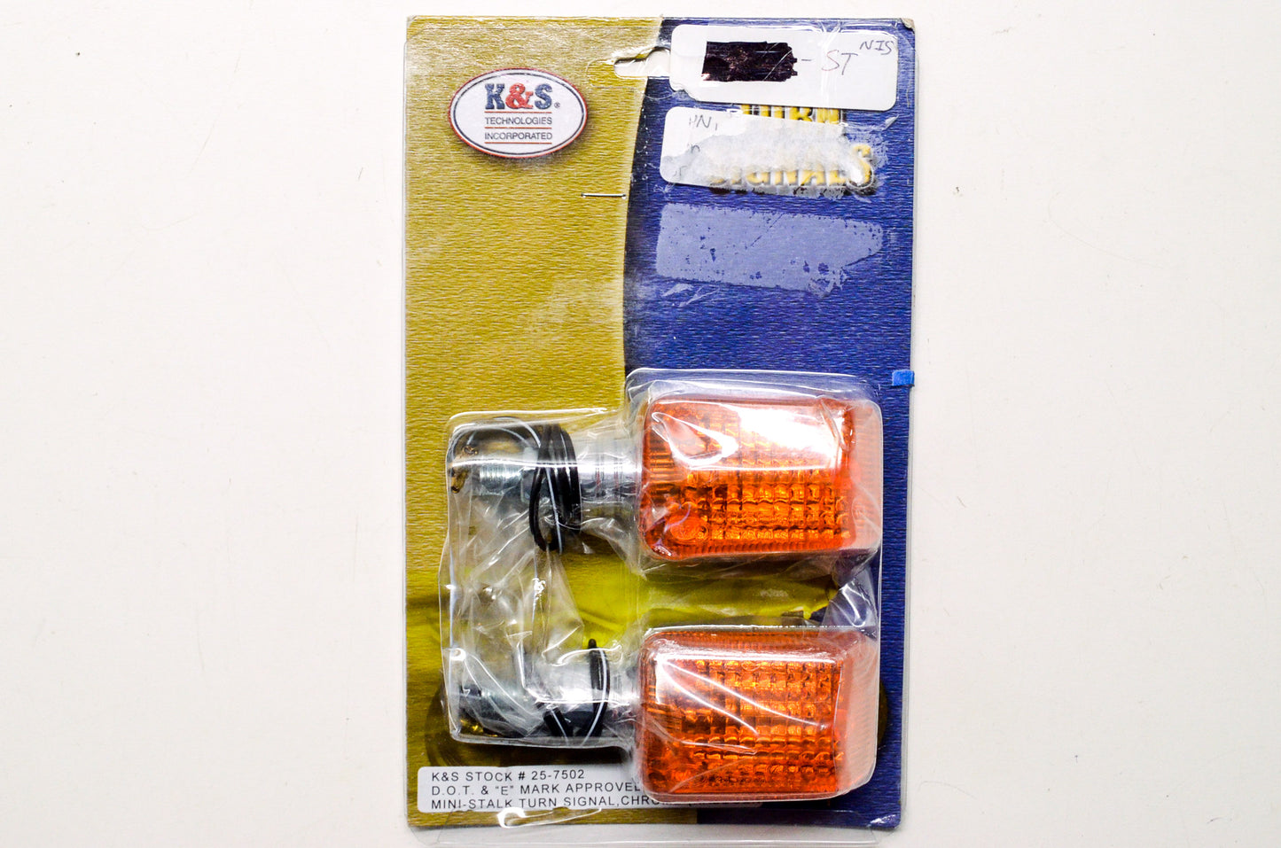 New K&S Technologies Inc. Chrome Mini Stalk Turn Signal Kit NOS