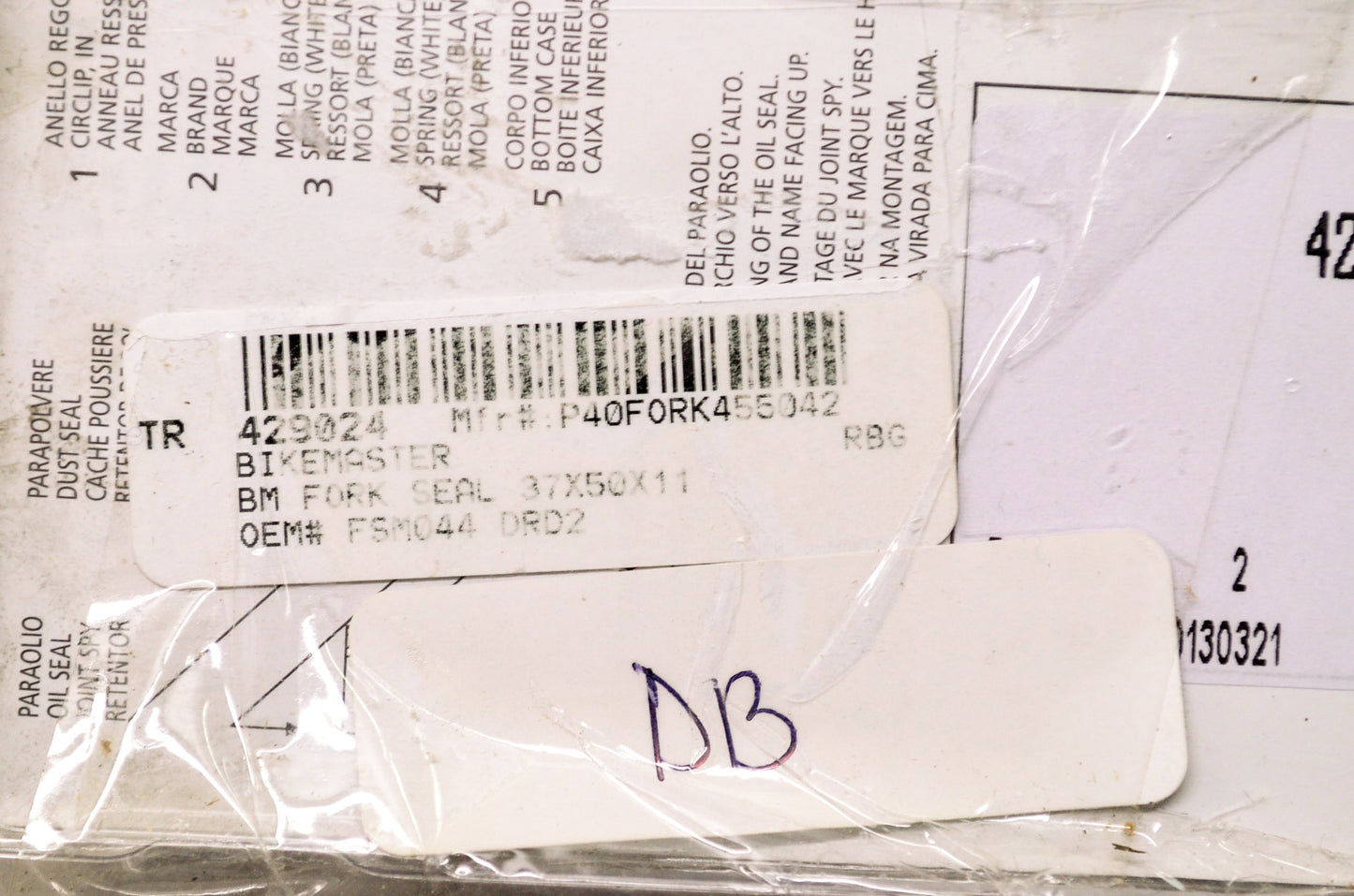 Fork Seals 37x50x11 Qty 2 NOS