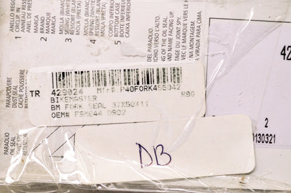 Fork Seals 37x50x11 Qty 2 NOS