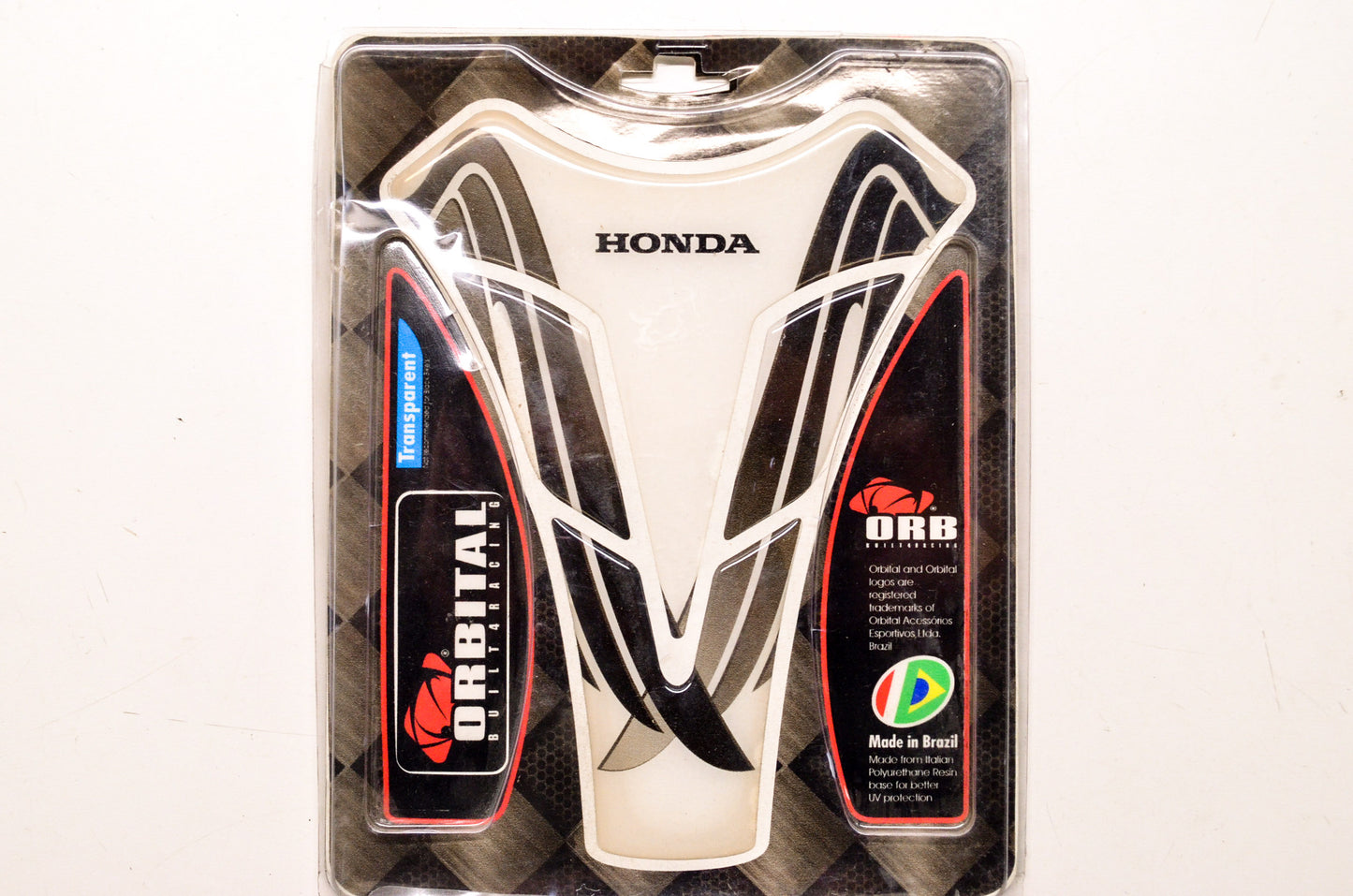 Black And Transparent Fuel Tank PadHonda CBR Models NOS