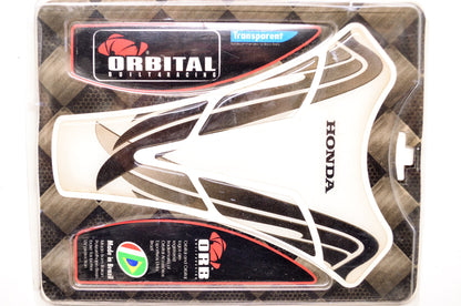Black And Transparent Fuel Tank PadHonda CBR Models NOS