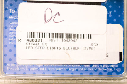 Street FX 480331, 1043042 Blue Led Step Light Kit NOS