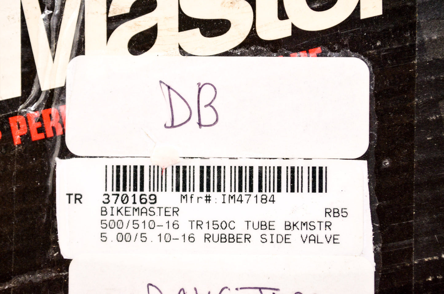 Motorcycle/ATV Tube 5000/510-16 TR150, 5.00/5.10-16 NOS