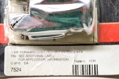 Forward Peg Mount Extender 1 3/4' NOS