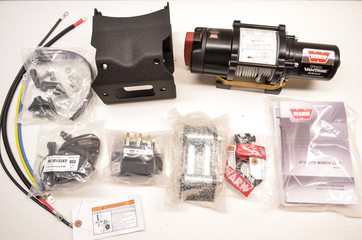 OEM Polaris 2880598 Warn Provantage 2500 ATV Winch Kit NOS