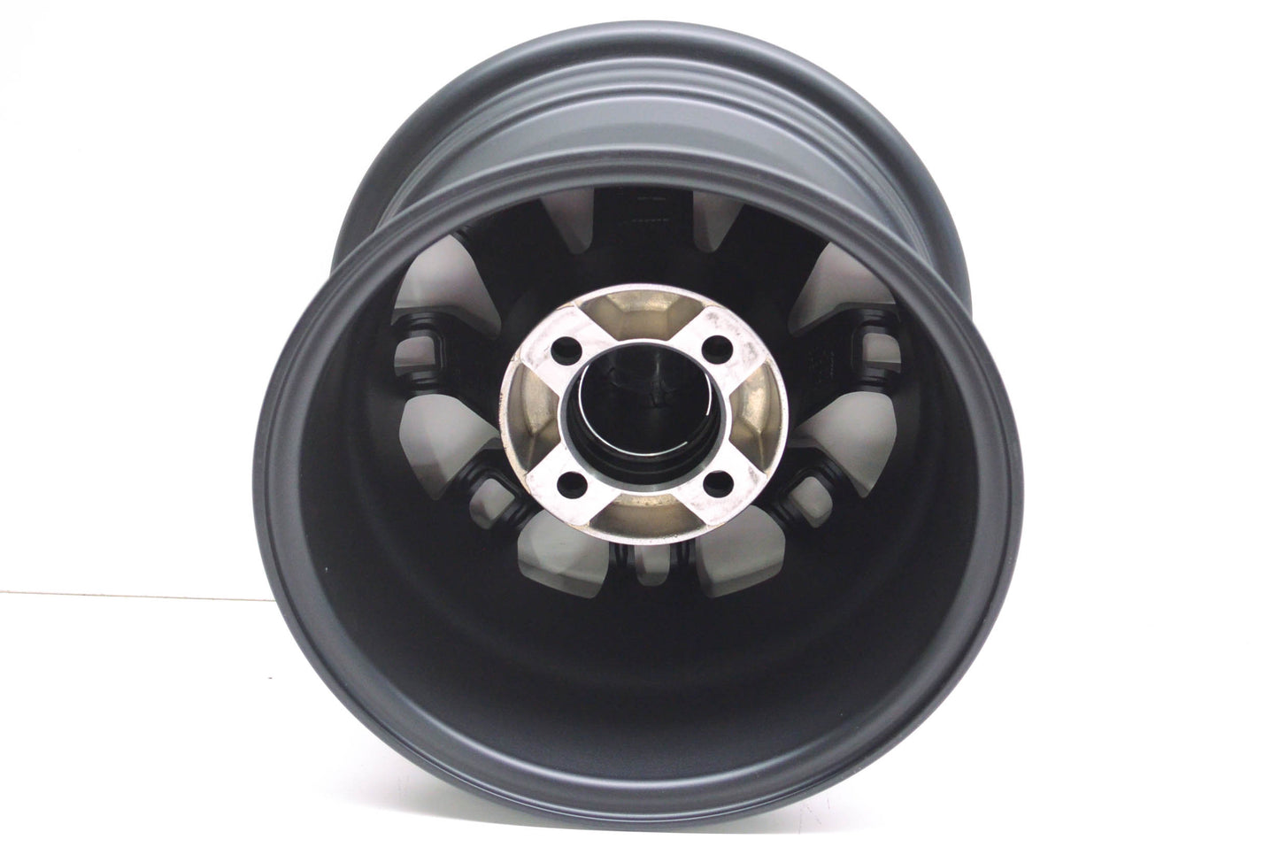 Remington Hollow Point Machined Black 12x7 Golf Cart Wheel Rim 4/4 4/101.6