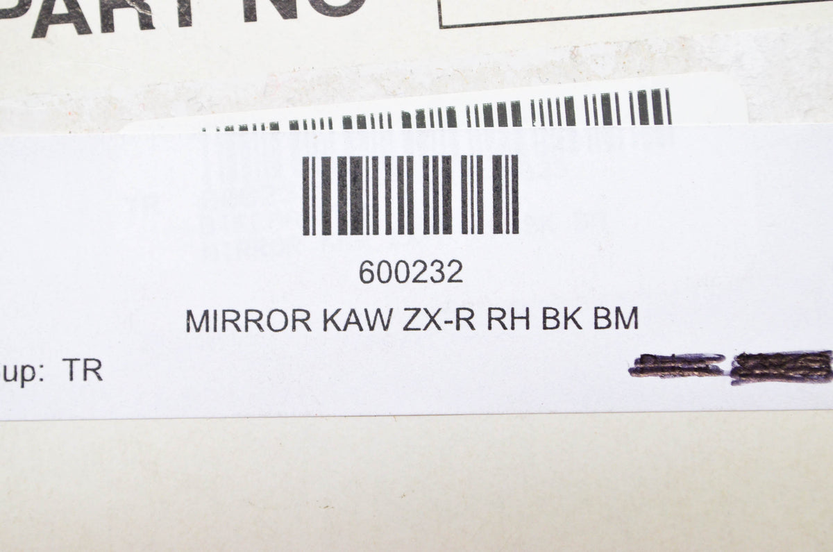 Bike Master 600232 Black Right Hand Kawasaki ZX-r Mirror NOS