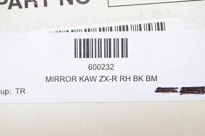 Bike Master 600232 Black Right Hand Kawasaki ZX-r Mirror NOS