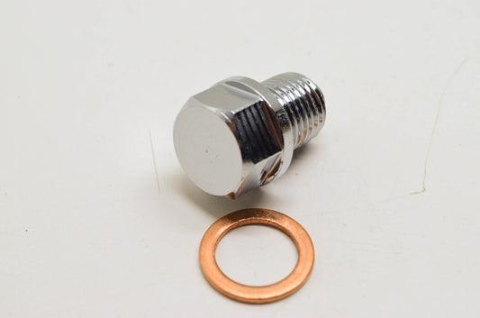New Bike Master 14MM Oil Drain Plug Mag NOS