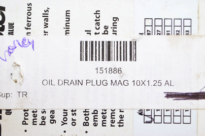 New Bike Master 10x1.25 Oil Drain Plug NOS