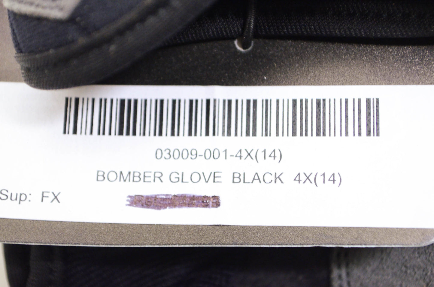 4XL Black Bomber Glove NOS