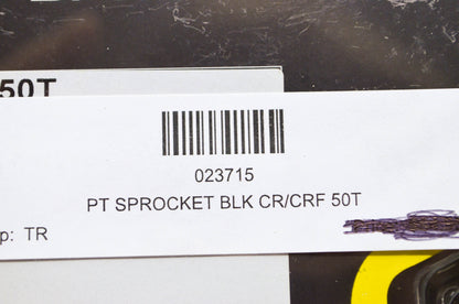 New Pro Taper Black CR/CRF 50T Sprocket NOS