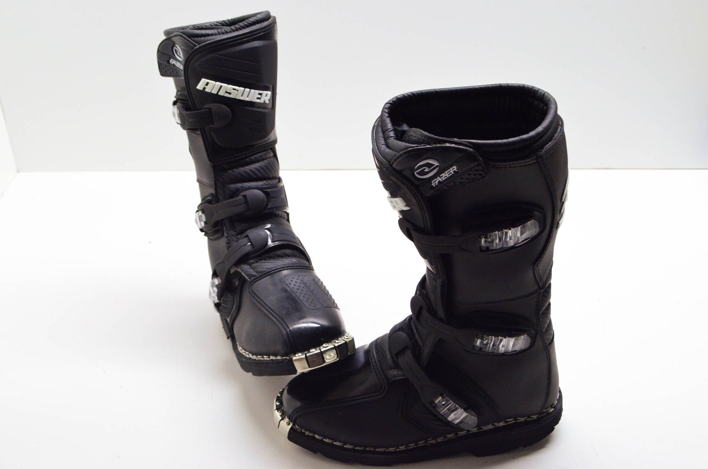 Answer Motocross Black Youth Size 5 Fazer Boot NOS