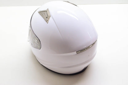 New Speed and Strength Solid White XL SS1100 Helmet NOS