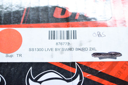 Speed and Strength 876772 Black and Red 2XL SS1300 Helmet NOS
