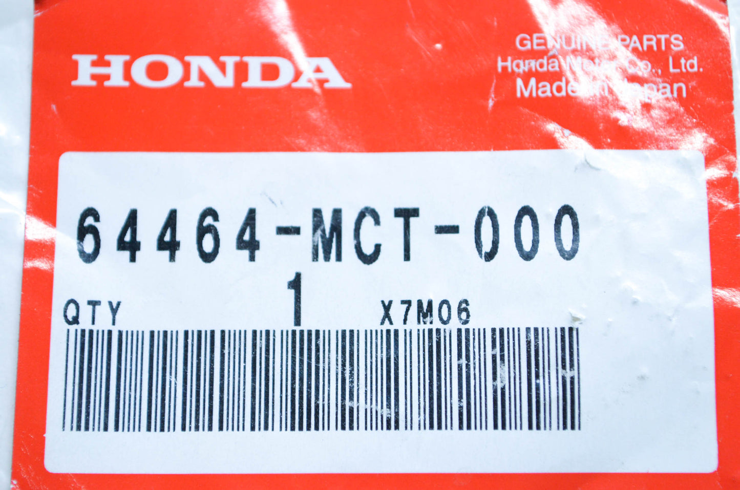 OEM Honda 64464-MCT-000 Damper Holder NOS