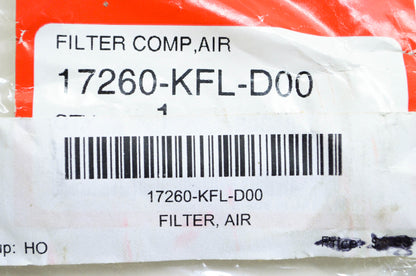 OEM Honda 17260-KFL-D00 Air Filter NOS