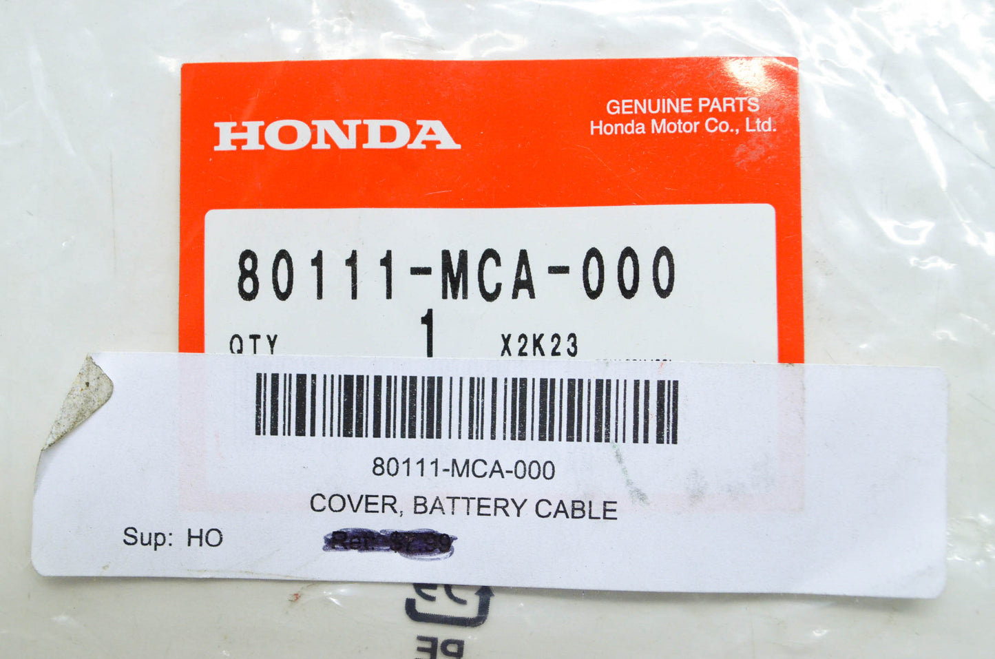 Battery Cable Cover NOS