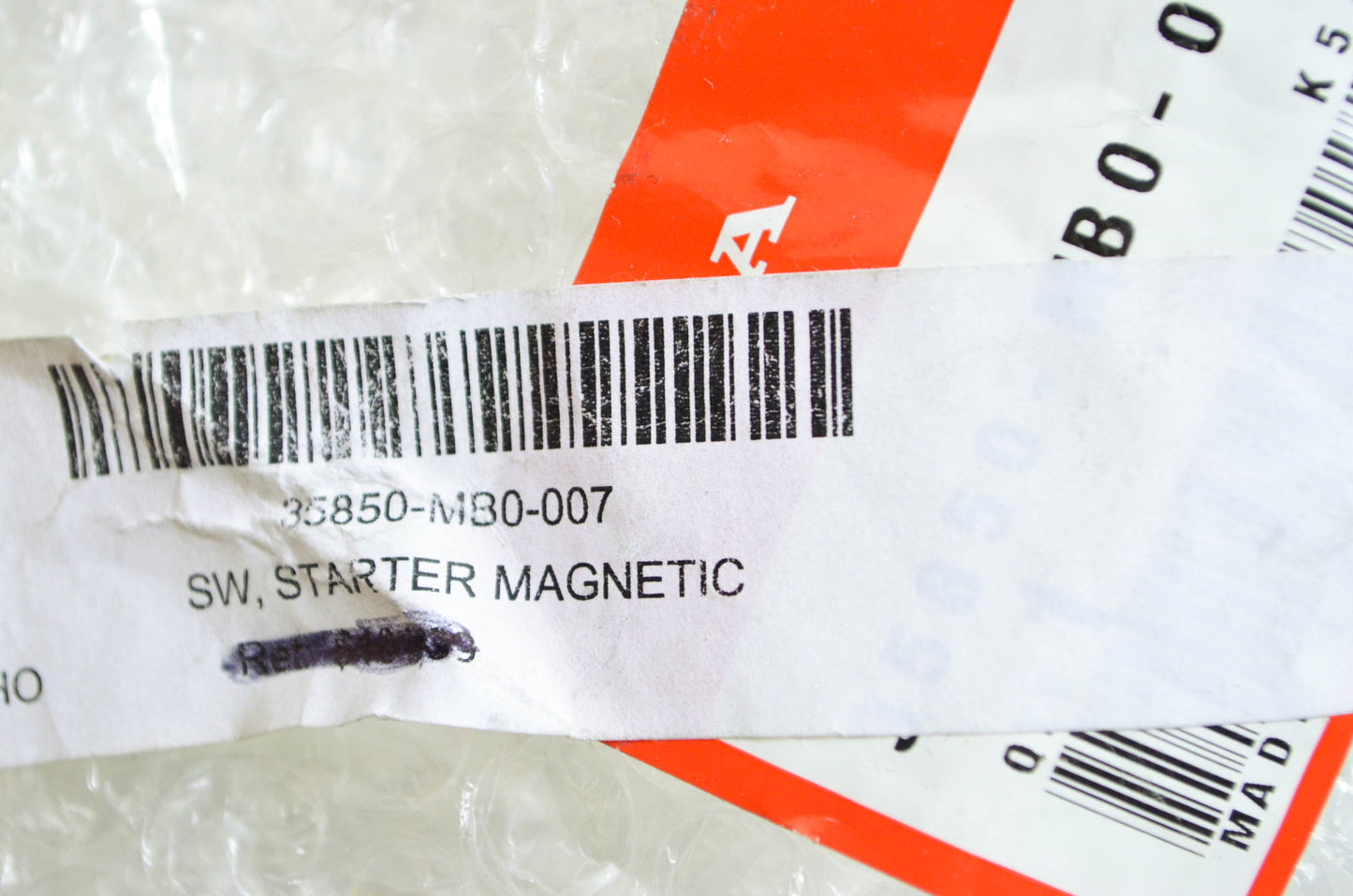 OEM Honda 35850-MB0-007 Starter Magnetic Switch NOS